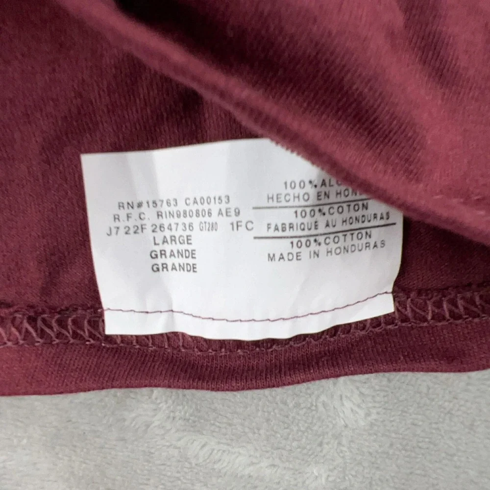 Hanes Arizona State Sun Devils T‎ Shirt Mens Large Maroon ASU NCAA Graphic Tee